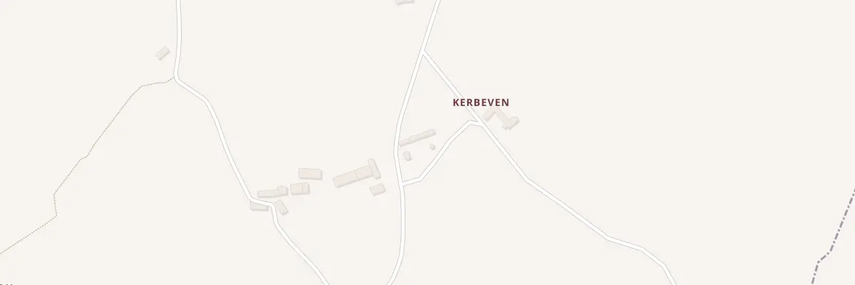 Plan du 12 Kerbeven à Caouënnec-Lanvézéac