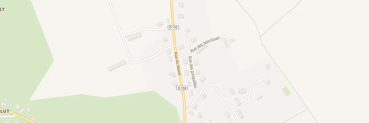 Plan du 2 Rue des Narcisses à Saint-Caradec-Trégomel
