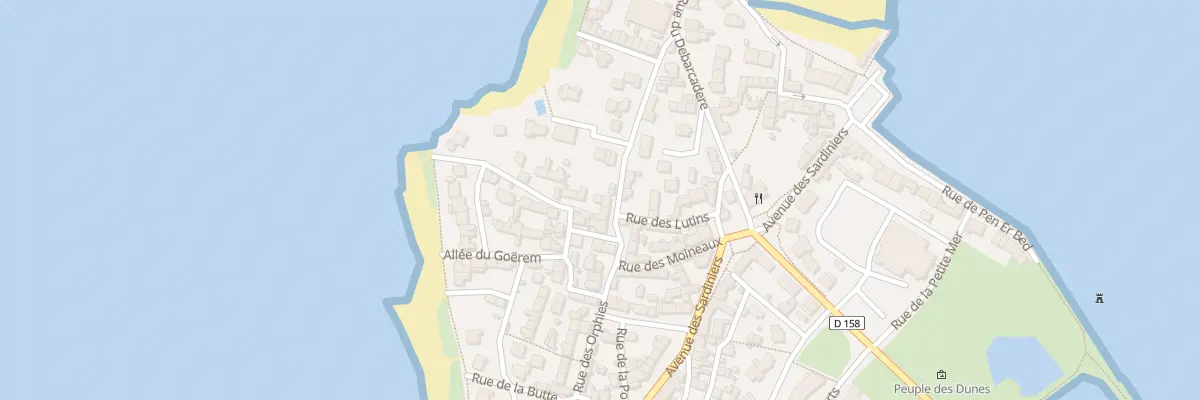 Plan du 12 Rue de Men Guen à Gâvres