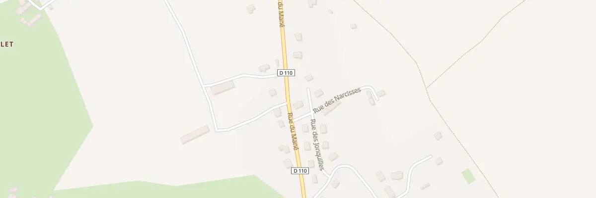 Plan du 1 Imp des Bruyeres à Saint-Caradec-Trégomel