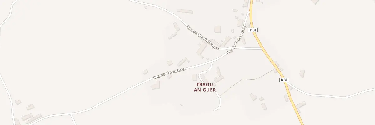 Plan du 20 Rue de Traou Guer à Louargat