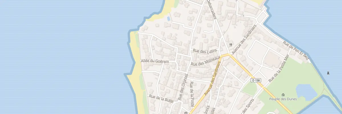 Plan du 12 Rue de Goerem à Gâvres