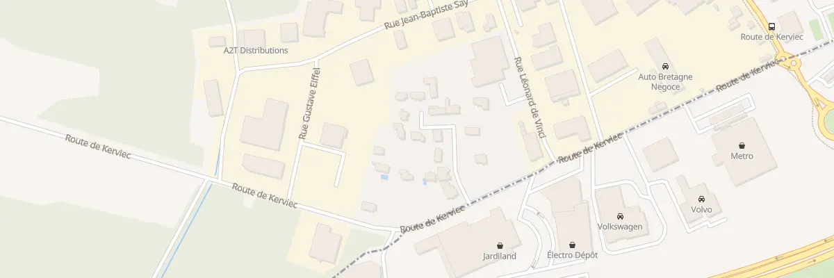 Plan du 9 Imp de Kergouaran à Caudan
