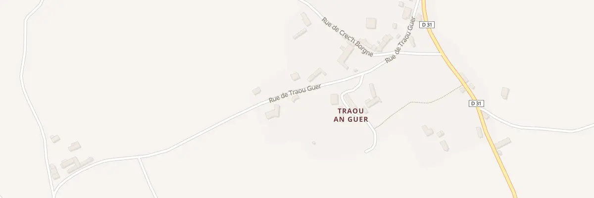 Plan du 11 Rue de Traou Guer à Louargat
