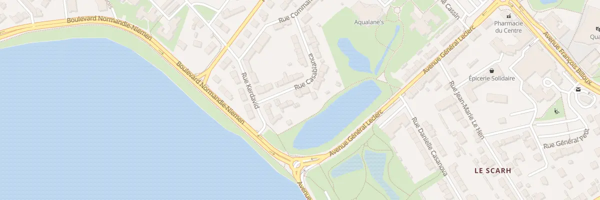 Plan du 21 Rue Casabianca à Lanester