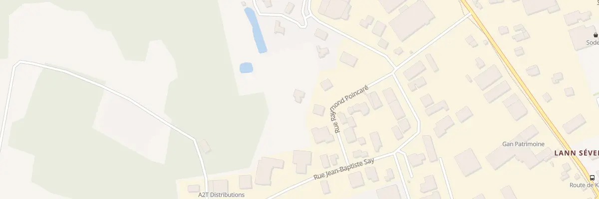 Plan du 6331 Kergoussel à Caudan