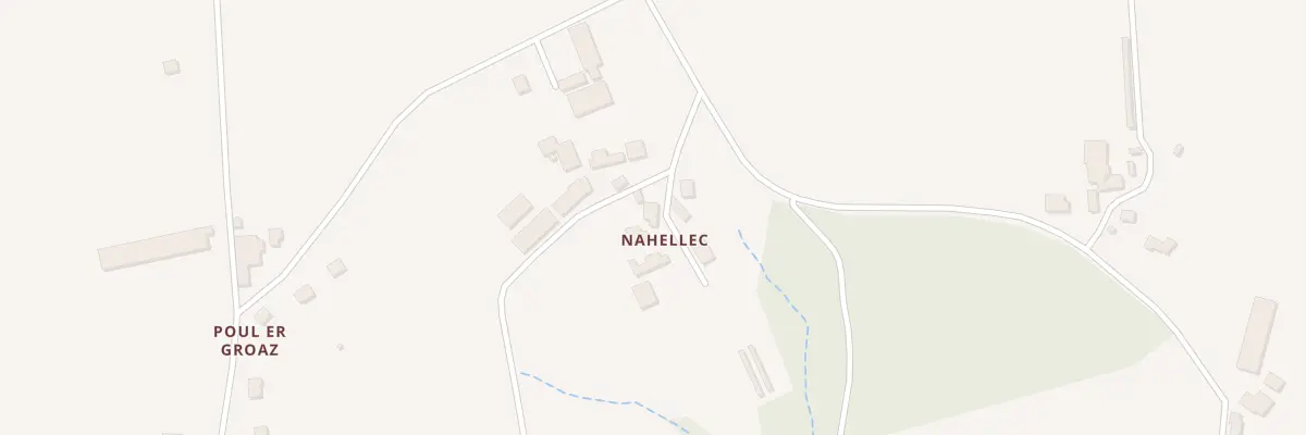 Plan du 5189 Nahellec à Berné