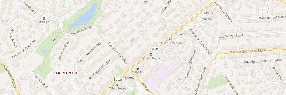 Plan du 157 Rue Jean Jaurès à Lanester