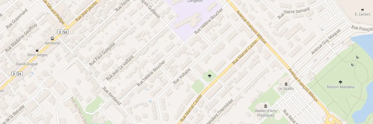 Plan du 26 Rue Voltaire à Lanester