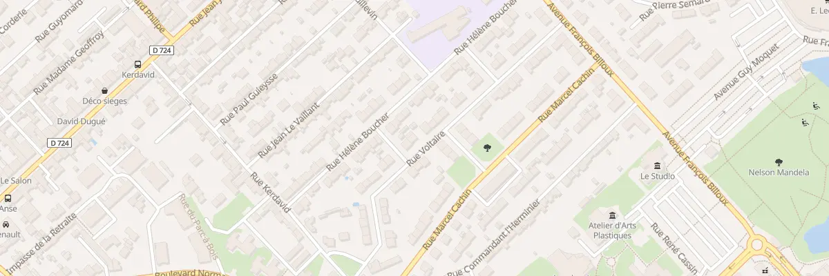 Plan du 32 Rue Voltaire à Lanester