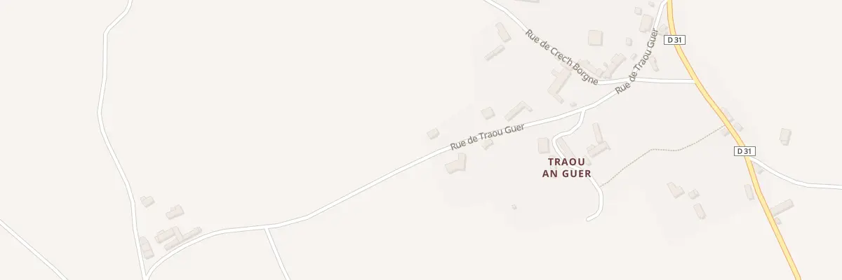 Plan du 26 Rue de Traou Guer à Louargat