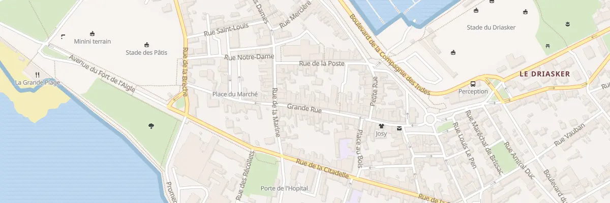 Plan du 38A Grande Rue à Port-Louis