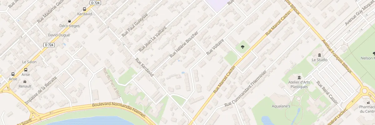 Plan du 42 Rue Voltaire à Lanester