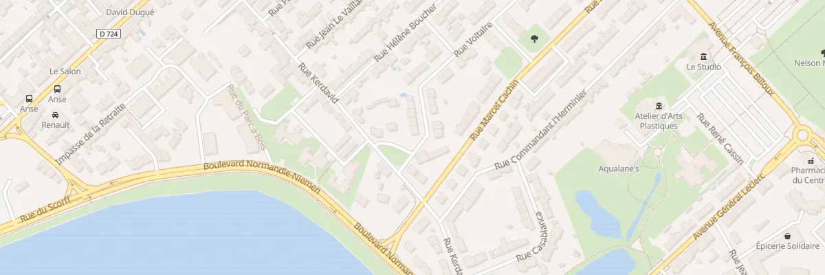 Plan du 54 Rue Voltaire à Lanester