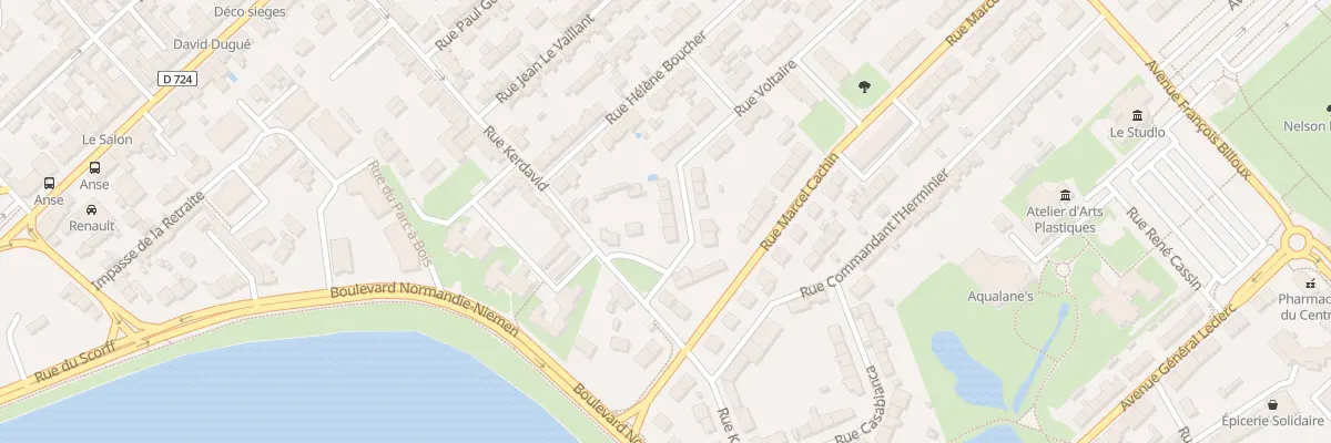 Plan du 52 Rue Voltaire à Lanester