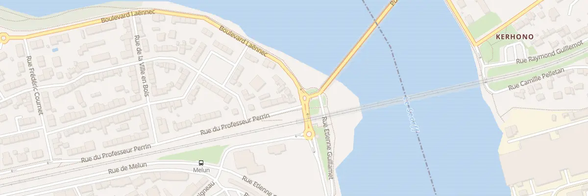 Plan du 45 Rue Professeur Perrin à Lorient