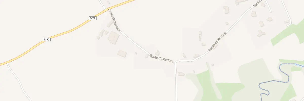 Plan du 1 Rte de Kerfant à Lanmérin