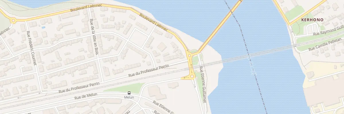 Plan du 42 Rue Professeur Perrin à Lorient
