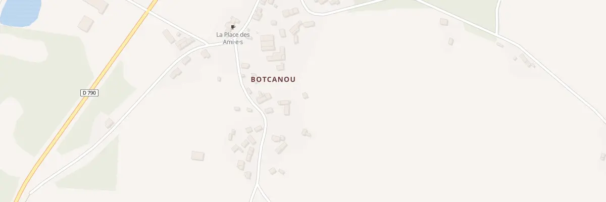 Plan du 42 Botcanou à Glomel