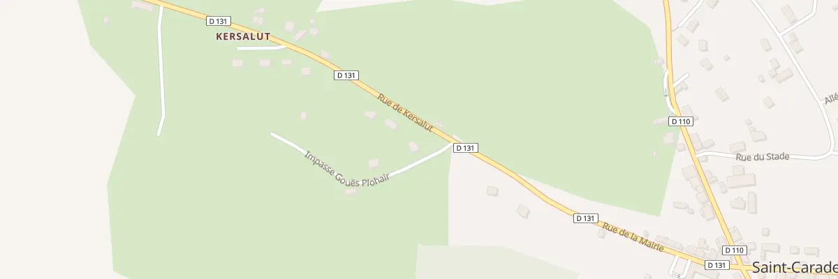 Plan du 2 Imp Goues Plohair à Saint-Caradec-Trégomel