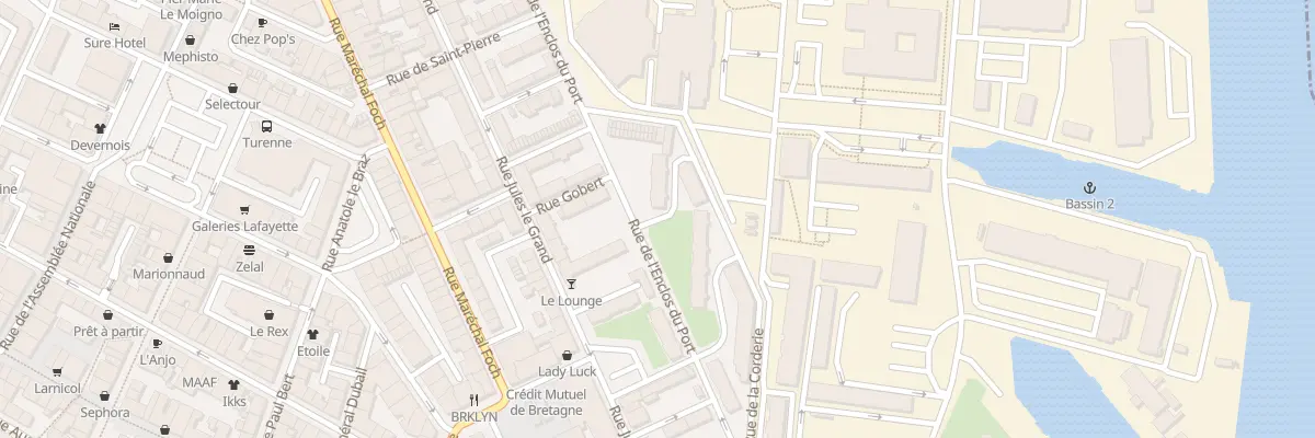 Plan du 4 Rue La Perouse à Lorient