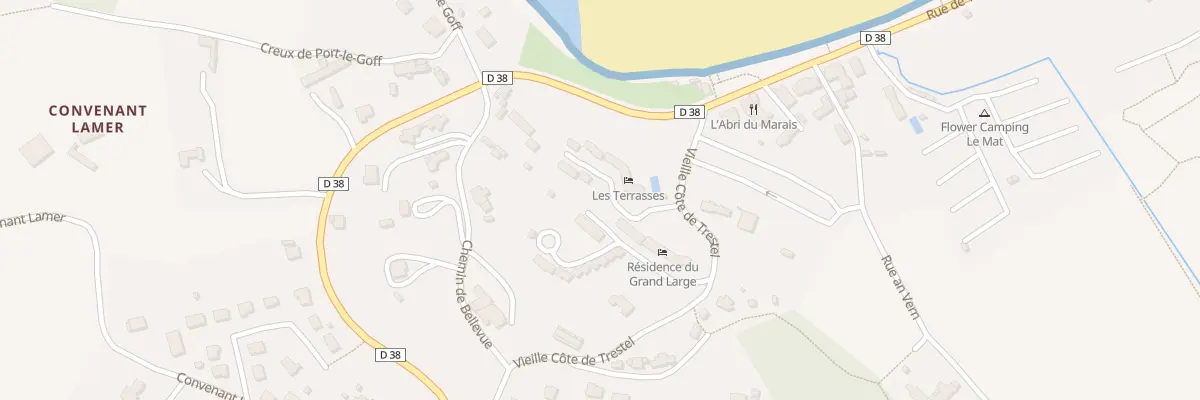 Plan du 3B Vc Vieille Cote de Trestel à Trévou-Tréguignec