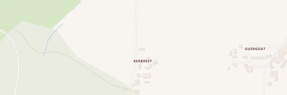 Plan du 5116 Kerbrest à Berné