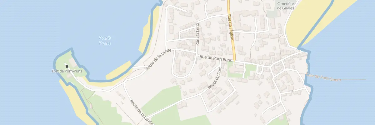 Plan du 2 Rue des Douets à Gâvres