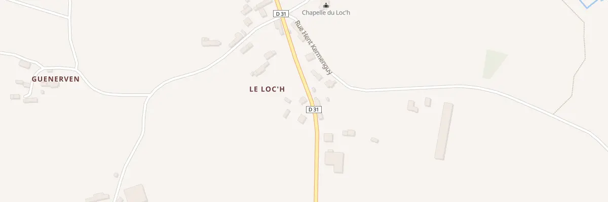 Plan du 20 Le Loc’h à Pluzunet
