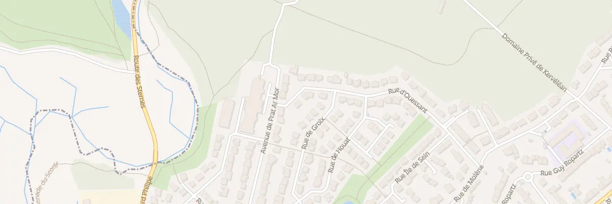 Plan du 8 Rue d’Ouessant à Lanester