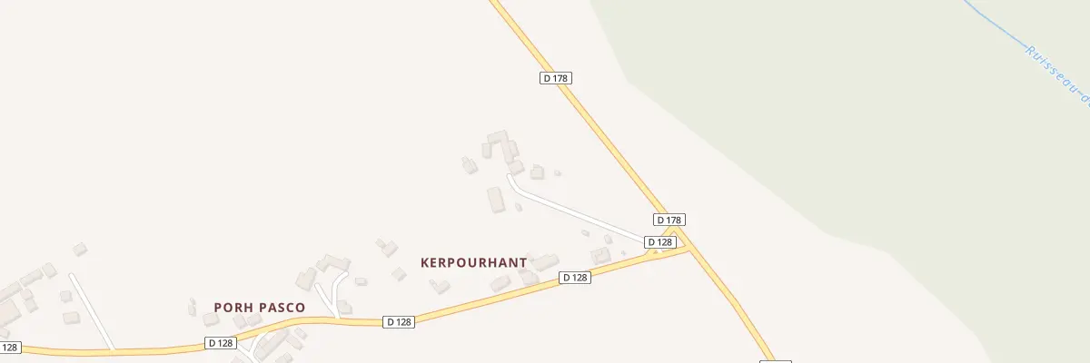 Plan du 100 Kerpourhant à Saint-Tugdual