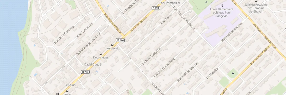 Plan du 8 Rue Ferrer à Lanester