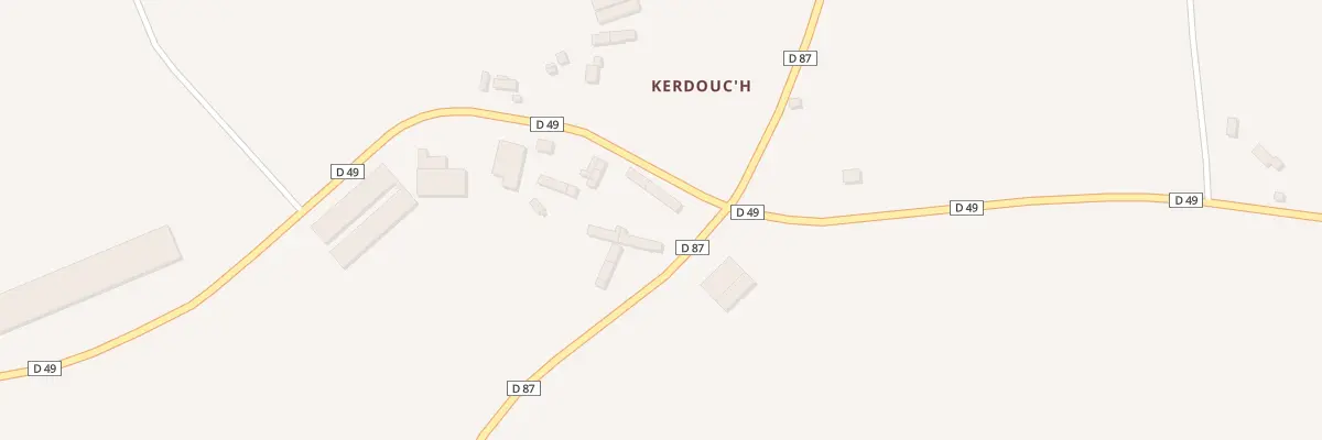 Plan du 5222 Kerdourc’h à Kergrist-Moëlou