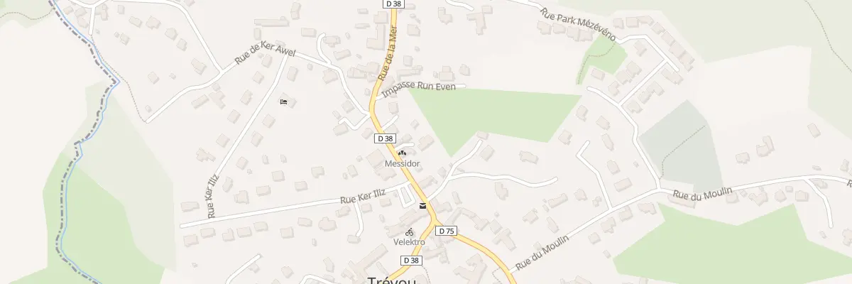 Plan du 5038 Le Bourg à Trévou-Tréguignec