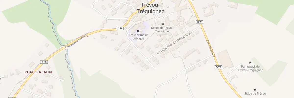 Plan du 4 Lot Eco-Quartier Trevou Bras à Trévou-Tréguignec
