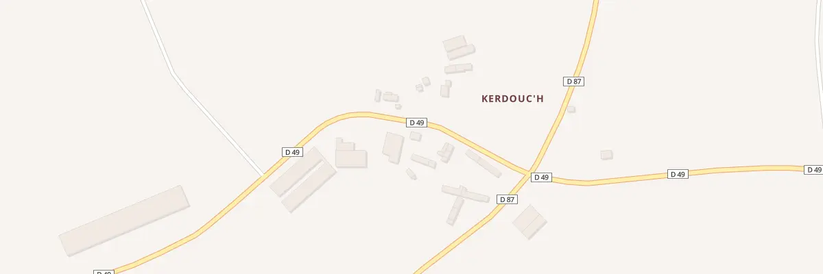 Plan du 139 Kerdourc’h à Kergrist-Moëlou