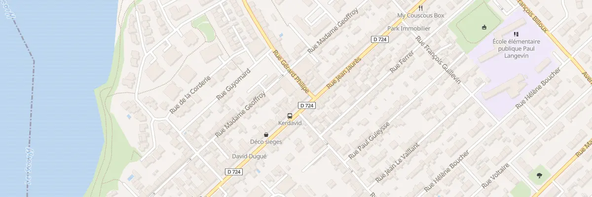 Plan du 81 Rue Jean Jaurès à Lanester