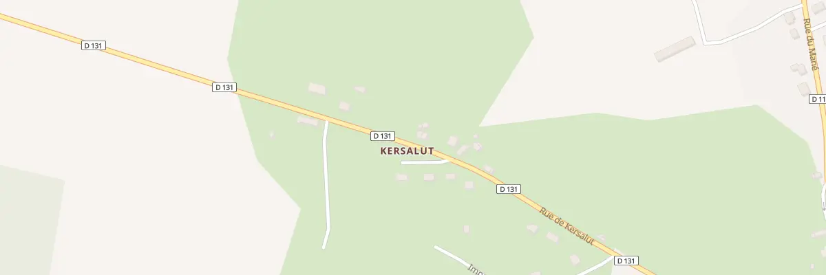 Plan du 12 Rue de Kersalut à Saint-Caradec-Trégomel