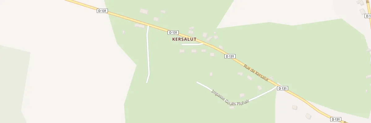 Plan du 13 Rue de Kersalut à Saint-Caradec-Trégomel