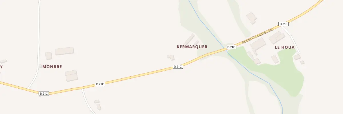 Plan du 11 Kermarquer à Caouënnec-Lanvézéac