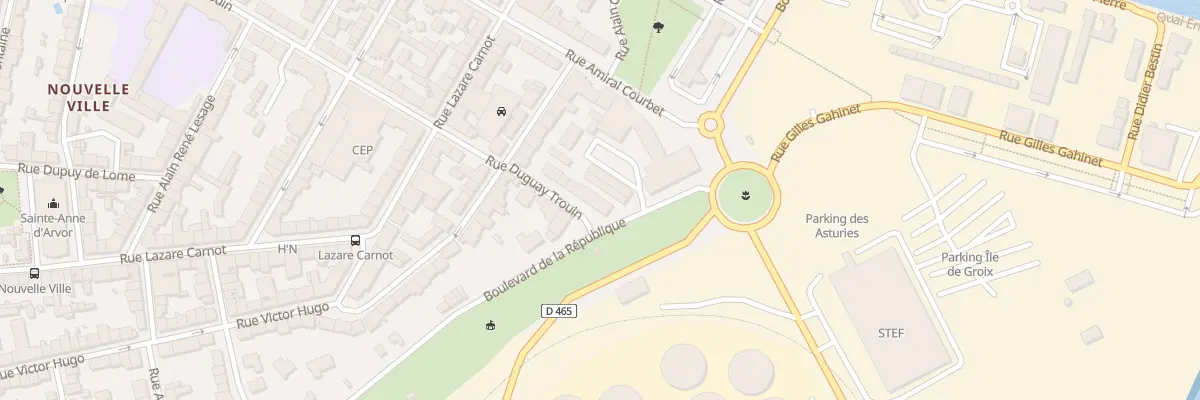 Plan du 88 Rue Duguay Trouin à Lorient