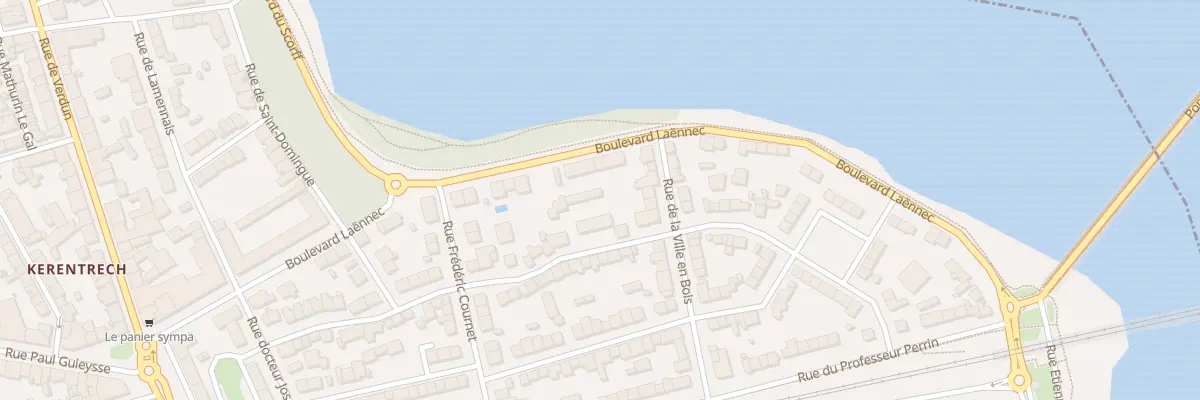 Plan du 51 Bd Laennec à Lorient