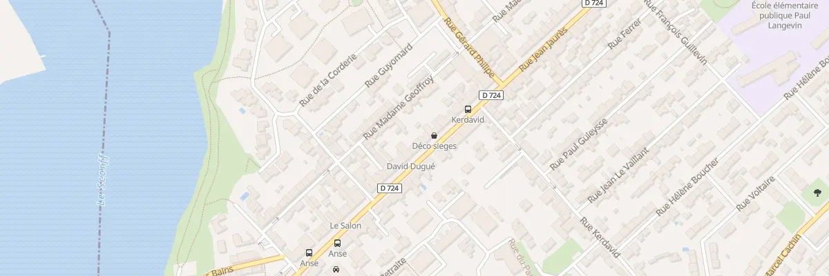 Plan du 63 Rue Jean Jaurès à Lanester