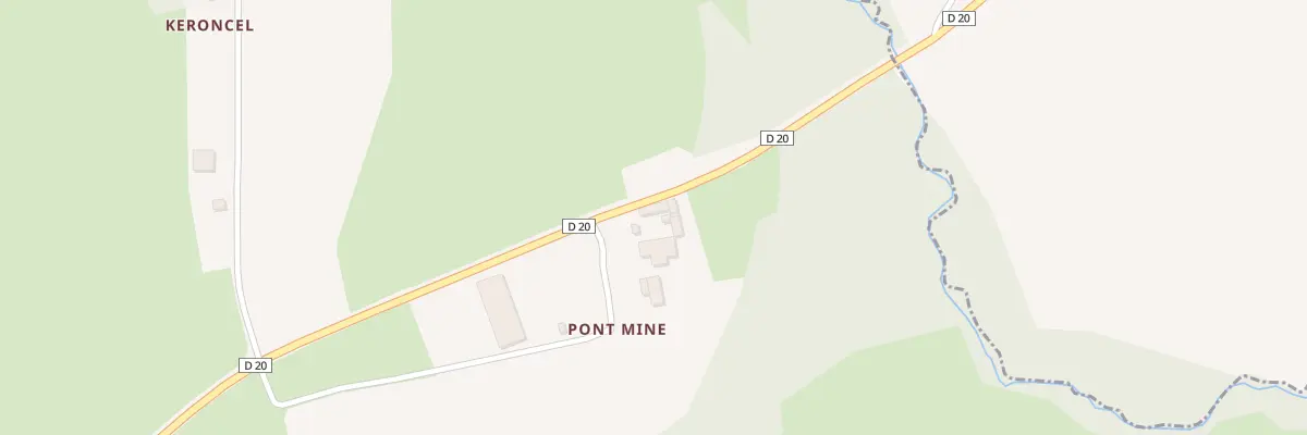 Plan du 1 Pont Mine à Saint-Nicodème