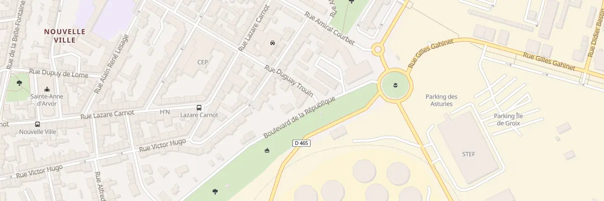Plan du 83 Rue Duguay Trouin à Lorient