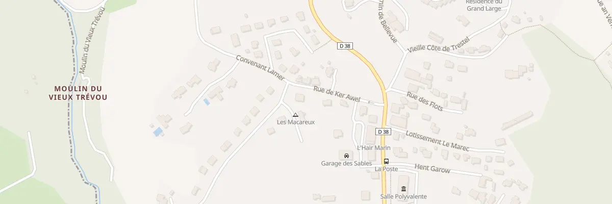 Plan du 5107 Mezou Barn Bihan à Trévou-Tréguignec