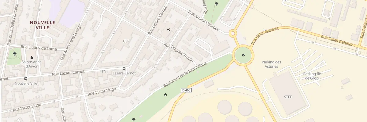 Plan du 81 Rue Duguay Trouin à Lorient