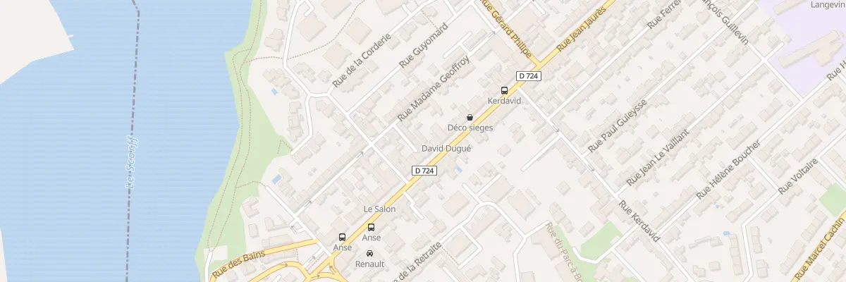 Plan du 55 Rue Jean Jaurès à Lanester
