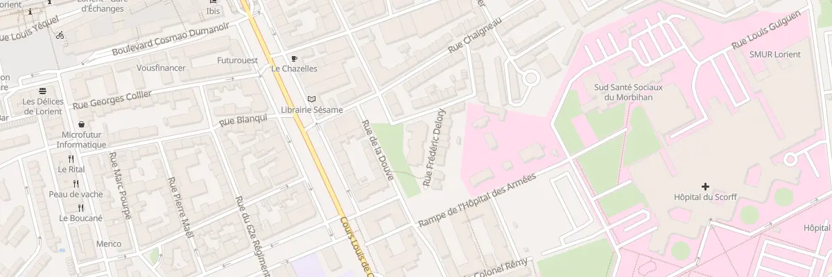 Plan du 1C Rue Alcide de Beauchene à Lorient