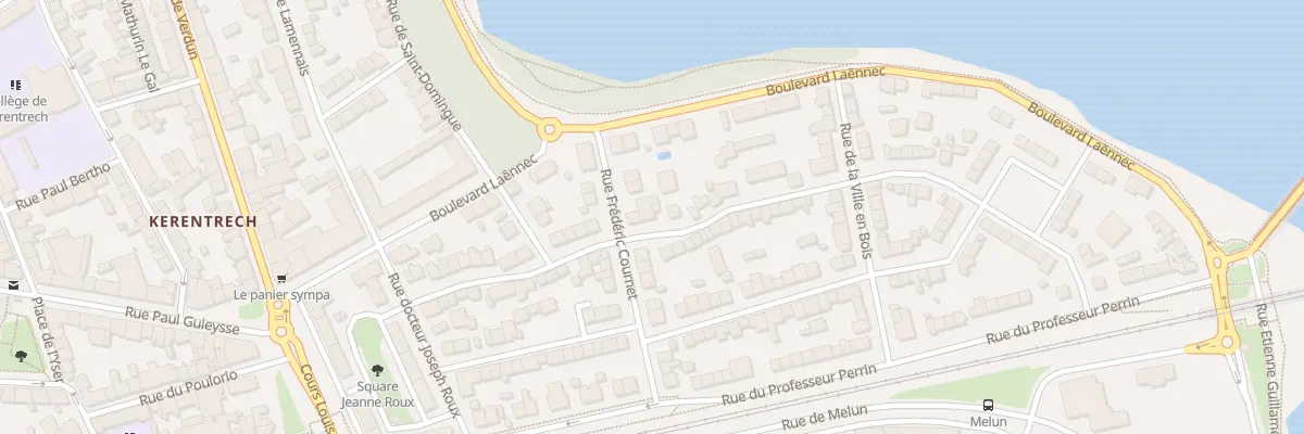 Plan du 4 Rue de Pressense à Lorient